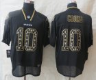 Nike New Orleans Saints #10 Cooks Black Jerseys(Lights Out Elite)