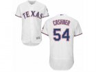 Mens Majestic Texas Rangers #54 Andrew Cashner White Flexbase Authentic Collection MLB Jersey