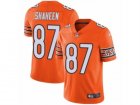 Mens Nike Chicago Bears #87 Adam Shaheen Vapor Untouchable Limited Orange Rush NFL Jersey