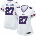 Women's Nike Buffalo Bills #27 Duke Williams Limited White NFL Jersey