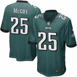 Mens Nike Philadelphia Eagles #25 LeSean McCoy Game Midnight Green Team Color NFL Jersey