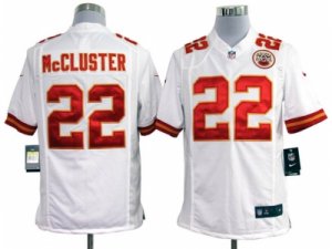 Nike nfl kansas city chiefs #22 mccluster white Game Jerseys