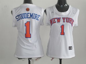 women nba new york knicks #1 stoudemire white