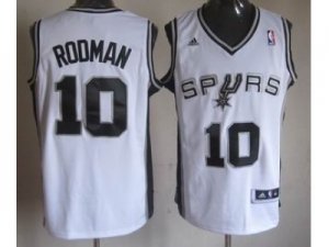 nba san antonio spurs #10 rodman white[revolution 30 swingman]