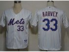 mlb New York Mets #33 Matt Harvey Cream Jerseys