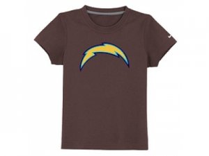 nike san diego chargers sideline legend authentic logo youth T-Shirt brown