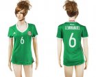 Womens Mexico #6 J.Emmanuel Home Soccer Country Jersey