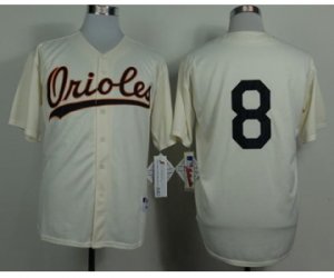 mlb jerseys baltimore orioles #8 ripken cream[1954 m&n]