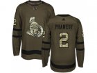 Youth Adidas Ottawa Senators #2 Dion Phaneuf Green Salute to Service Stitched NHL Jersey