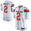 Mens Nike Cleveland Browns #2 Patrick Murray Game White NFL Jersey