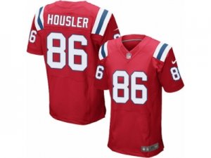 Mens Nike New England Patriots #86 Rob Housler Elite Red Alternate NFL Jersey