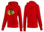 NHL Women Chicago Blackhawks Logo Pullover Hoodie 26