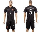 Portugal #5 F.Coentrao SEC Away Soccer Country Jersey