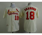 mlb jerseys st. louis cardinals #18 shannon cream[shannon]