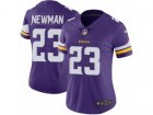 Women Nike Minnesota Vikings #23 Terence Newman Vapor Untouchable Limited Purple Team Color NFL Jersey