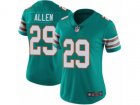 Women Nike Miami Dolphins #29 Nate Allen Vapor Untouchable Limited Aqua Green Alternate NFL Jersey