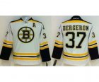 Youth nhl boston bruins #37 bergeron white[patch A]