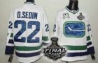 nhl vancouver canucks #22 d.sedin white 3rd [2011 stanley cup]
