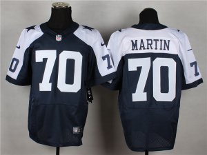 Nike Dallas cowboys #70 martin thankgivings blue jerseys[Elite]