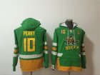 Ducks #10 Corey Perry Green All Stitched Hooded Sweatshirt