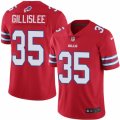 Mens Nike Buffalo Bills #35 Mike Gillislee Limited Red Rush NFL Jersey