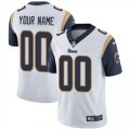 Mens Nike Los Angeles Rams Customized White Vapor Untouchable Limited Player NFL Jersey