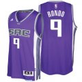 Sacramento Kings #9 Rajon Rondo 2016-17 Seasons Purple City Road New Swingman Jersey