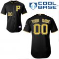 Customized Pittsburgh Pirates Jersey Black Cool Base Baseball