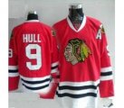 nhl chicago blackhawks youth #9 hull red