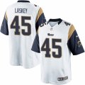 Mens Nike Los Angeles Rams #45 Zach Laskey Limited White NFL Jersey
