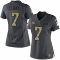 Women's Nike Denver Broncos #7 John Elway Limited Black 2016 Salute to Service NFL Jersey