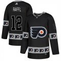 Flyers #12 Michael Raffl Black Team Logos Fashion Adidas Jersey
