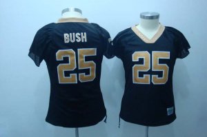 women new orleans saints #25 bush black