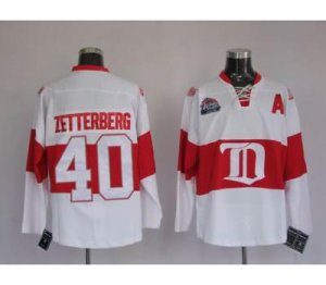 nhl deroit red wings #40 zetterberg white winter classic