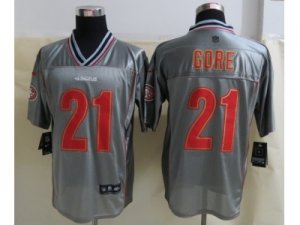 Nike San Francisco 49ers #21 Gore Grey Jerseys(Vapor Elite)