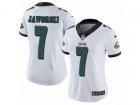 Women Nike Philadelphia Eagles #7 Ron Jaworski Vapor Untouchable Limited White NFL Jersey