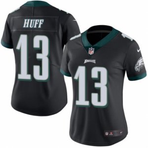 Women\'s Nike Philadelphia Eagles #13 Josh Huff Limited Black Rush NFL Jersey