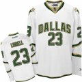 Mens Reebok Dallas Stars #23 Esa Lindell Authentic White Third NHL Jersey