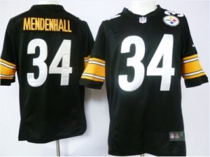 Nike pittsburgh steelers #34 mendenhall black Game jerseys