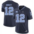 North Carolina Tar Heels 12 Chazz Surratt Black College Football Jersey