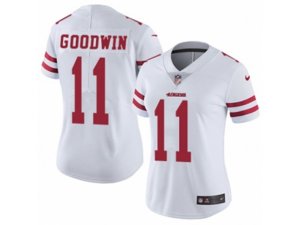 Women Nike San Francisco 49ers #11 Marquise Goodwin Vapor Untouchable Limited White NFL Jersey