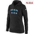 Women Carolina Panthers Logo Pullover Hoodie-1