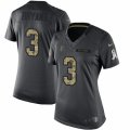 Women's Nike Atlanta Falcons #3 Matt Bryant Limited Black 2016 Salute to Service NFL Jersey