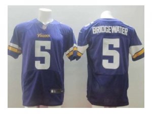 Nike jerseys minnesota vikings #5 bridgewater purple[Elite][bridgewater]