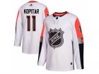 Men Adidas Los Angeles Kings #11 Anze Kopitar White 2018 All-Star Pacific Division Authentic Stitched NHL Jersey