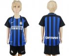 2017-18 Inter Milan Home Youth Soccer Jersey