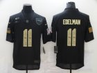 Nike Patriots #11 Julian Edelman Black Camo 2020 Salute To Service Limited Jersey