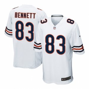 Men\'s Nike Chicago Bears #83 Martellus Bennett Game White NFL Jersey