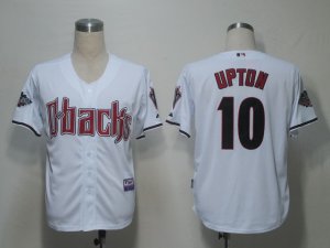 mlb arizona diamondbacks #10 upton white[cool base]