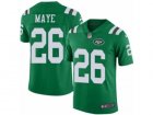 Mens Nike New York Jets #26 Marcus Maye Limited Green Rush NFL Jersey